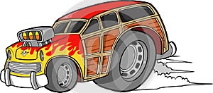 Woodie Car Vector