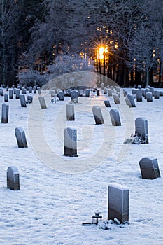 Woodland Cemetery in Stockholm, Sweden
