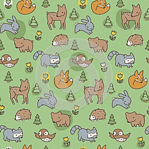 Woodland Meadow Pattern