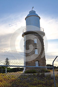 Woodman Point Lighthouse: Sunbacked