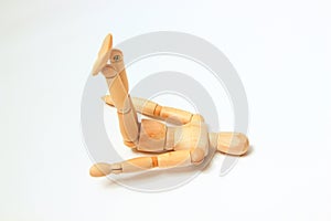 Woodmodel is exercises, Set still life.