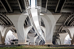 The Woodrow Wilson Bridge, in Alexandria, Virginia. photo