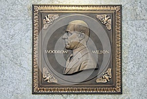 Woodrow Wilson Plaque photo