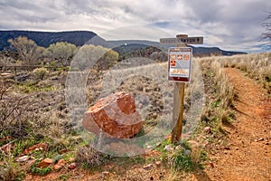 Woods Canyon Trailhead in Sedona AZ