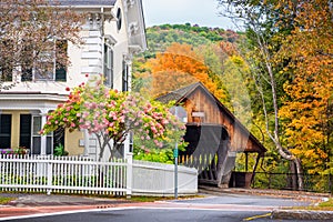 Woodstock, Vermont Middle Covered Bridge