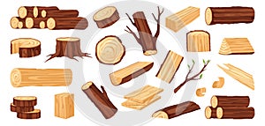 Woodwork and carpentry materials for work