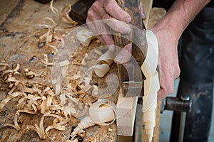 Woodworker or carpenter photo