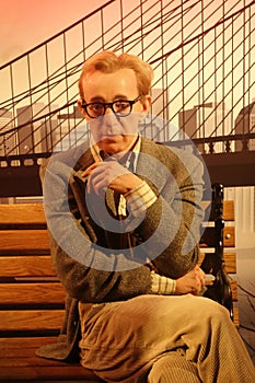 Woody Allen Wax Figure