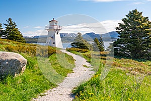 Woody Point Lighthouse in Newfoundland photo