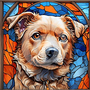 Woof Wonderland: Mosaic Canine Creation