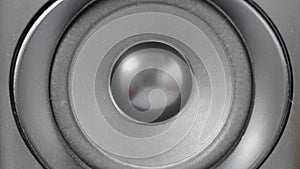 Woofer speaker bass vibration