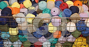 wool balls for sale in the haberdashery