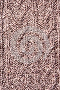 Wool knitted background