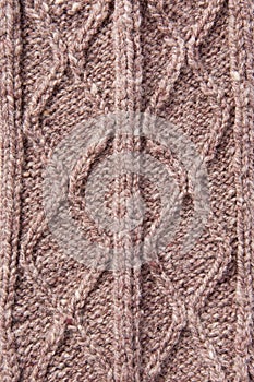 Wool knitted background