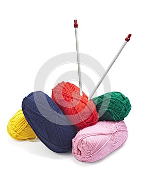 Wool knitting needlecraft