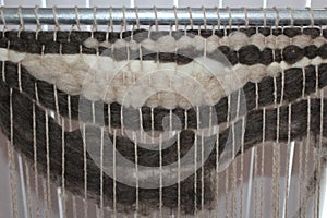Wool Loom Weaving
