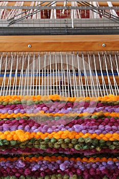 Wool Loom Weaving