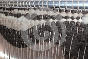 Wool Loom Weaving