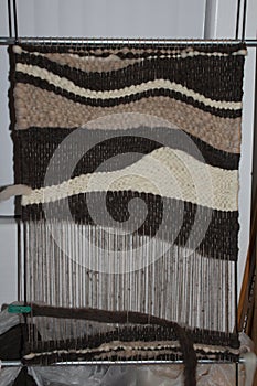 Wool Loom Weaving