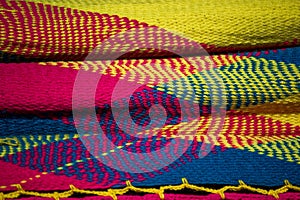 Wool Made Colorful Aborigen Fabric