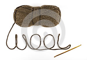 Wool made from wool yarn