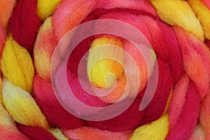 Wool roving