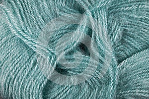 Wool threads as a close-up background