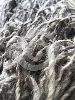 Wool yarn hank