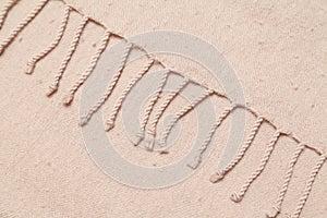 Woolen brown chadar laces