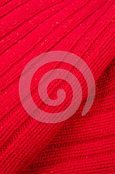 Woolen sweater closeup