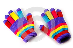 Woolen warm gloves for children of any age and gender