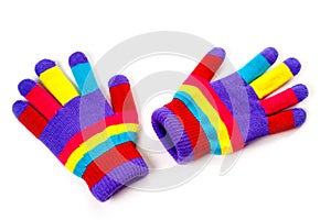 Woolen warm gloves for children of any age and gender