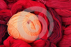 Woolen yarn ball