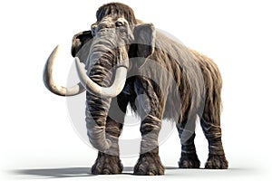 Woolly mammoth, prehistoric, digital illustration artwork, animals, wildlife