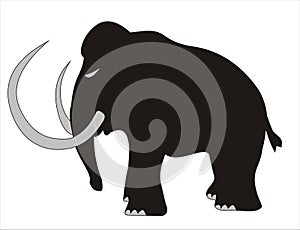 Woolly Mammoth silhouette