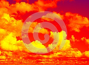 woolpack clouds infrared