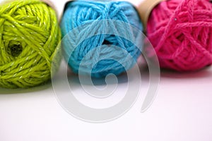 wools in different colours