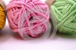 wools in different colours