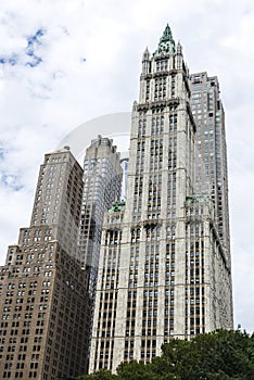 Woolworth Building in Manhattan in New York City, USA photo