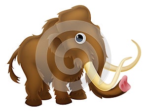 Wooly Mammoth Cartoon photo