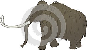Wooly Mammoth Illustration