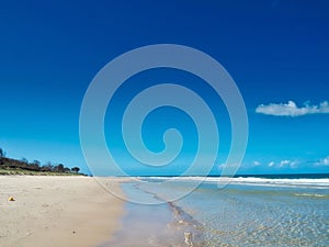 Woorim Beach In Bribie Island, Queensland, Australia