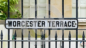 Worcester Terrace Street Name
