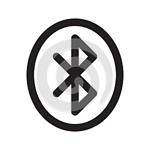 Icon blutooth desin vector