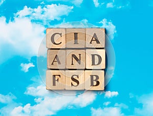 The word CIA and FSB