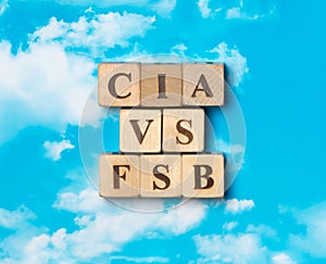 The word CIA vs FSB