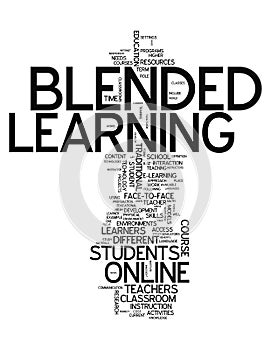 Word Cloud Blended Learning