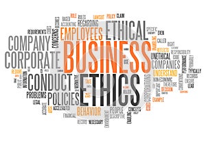Word Cloud Business Ethics
