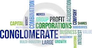 Word cloud - conglomerate
