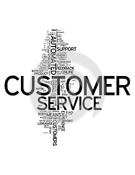 Word Cloud Customer Service